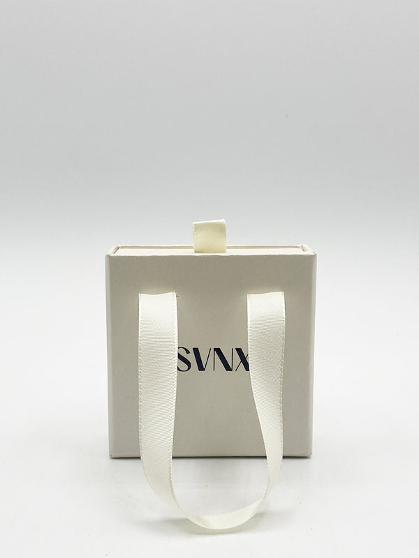 Svnx Small Heart Necklace In Silver - Gift Boxed