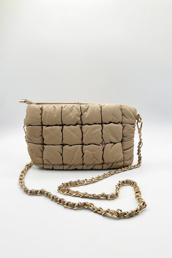 Svnx Soft Faux Leather Quilted Bag