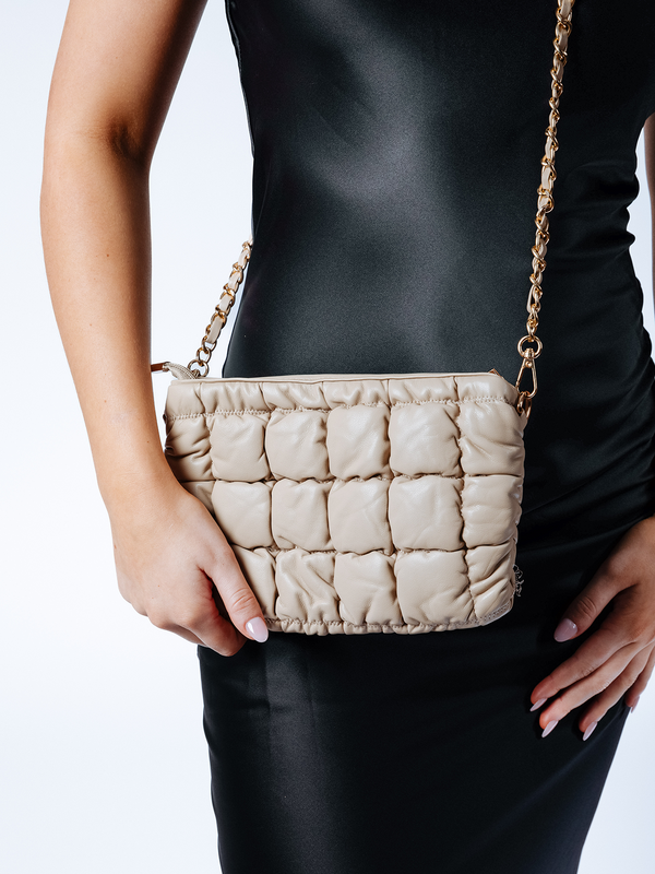 svnx Soft Faux Leather Quilted Bag