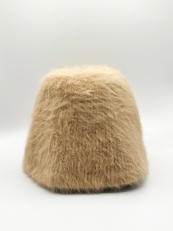 Svnx Soft Seamless Bucket Hat In Beige Brown