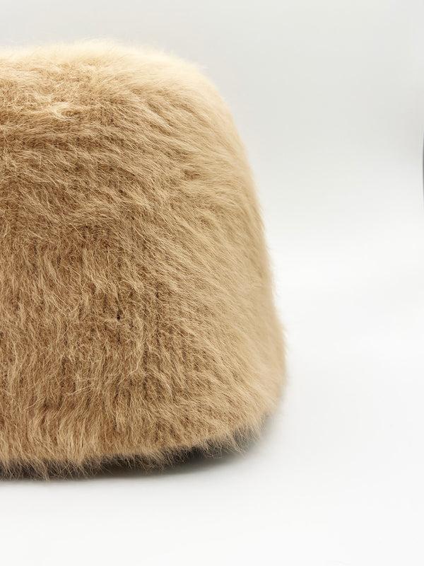 Svnx Soft Seamless Bucket Hat In Beige Brown