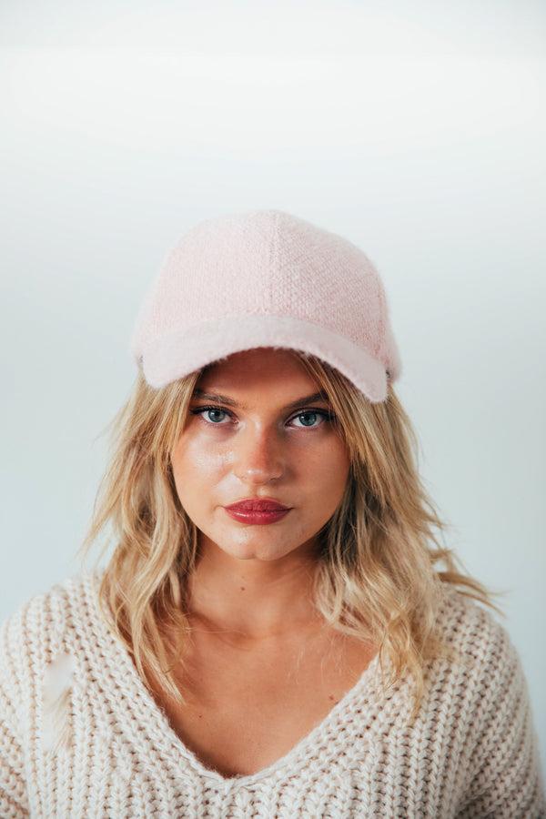 Svnx Soft Textured Cap In Pink