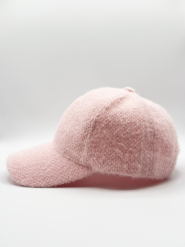 Svnx Soft Textured Cap In Pink