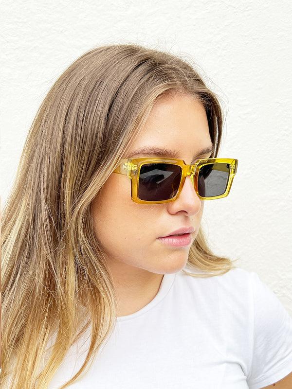 Svnx Square Crystal Frame Sunglasses