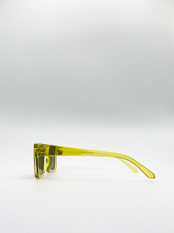Svnx Square Crystal Frame Sunglasses