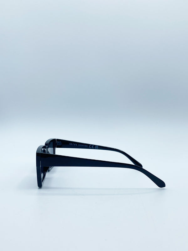Svnx Square Frame Sunglasses In Black