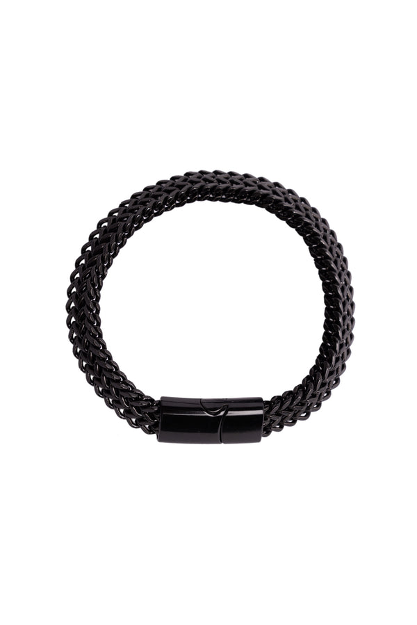 Svnx SVNX Double Franco Chain Bracelet In Black