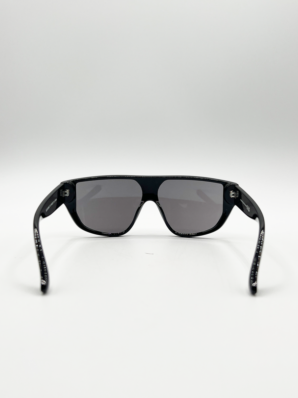 Svnx SVNX Smoke Shield Sunglasses In Black