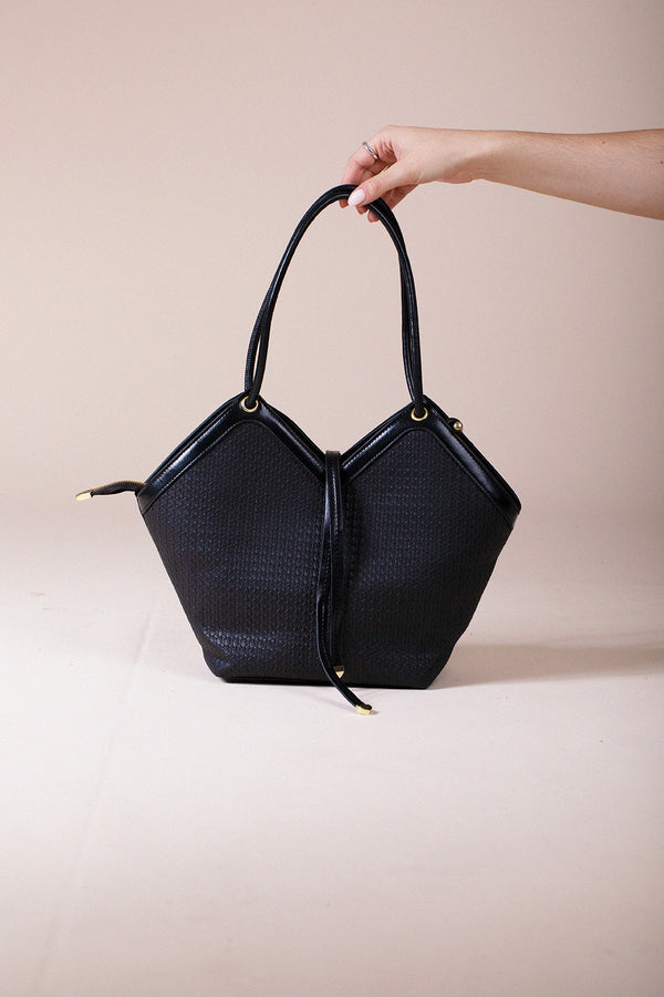 Svnx Textured Tote Bag In Black