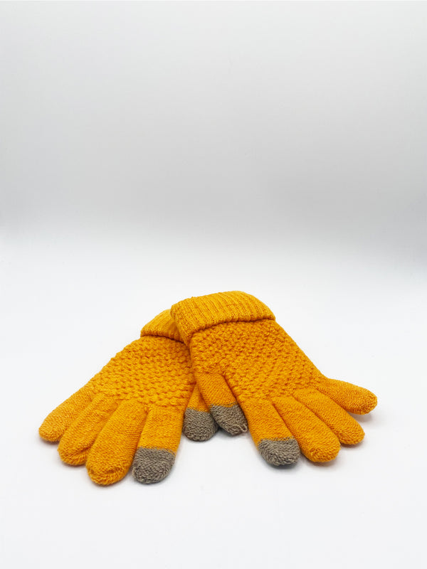 Svnx Textured Touchscreen Knitted Gloves