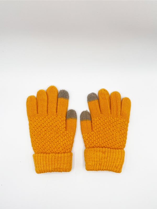 svnx Textured Touchscreen Knitted Gloves