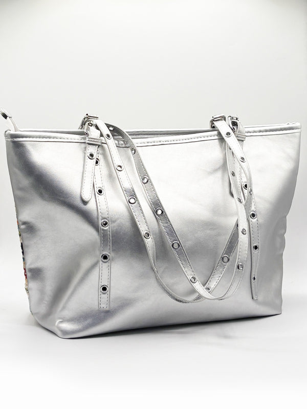 Svnx Tote Bag In Sliver
