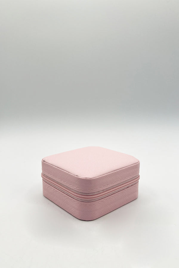 Svnx Travel Jewellery Box In Pink