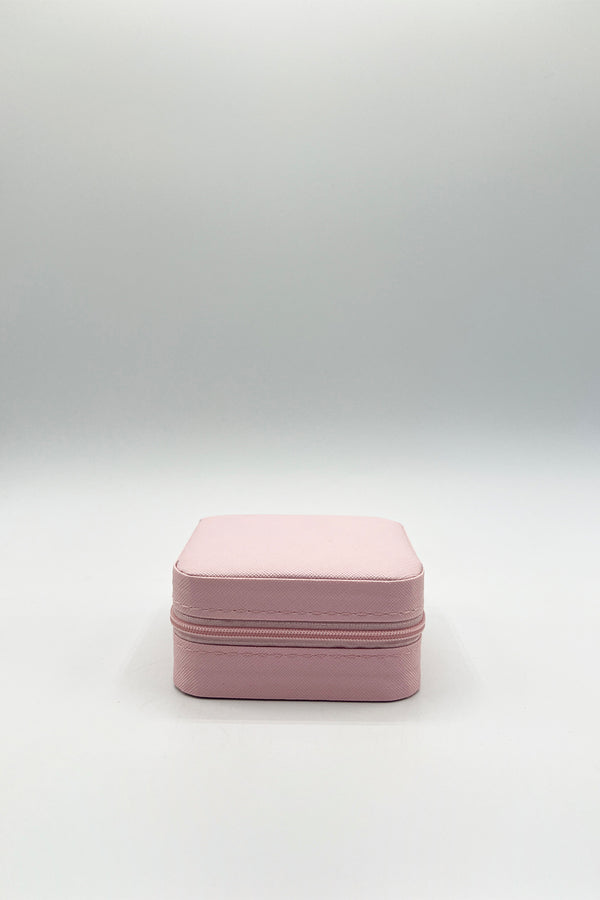 Svnx Travel Jewellery Box In Pink