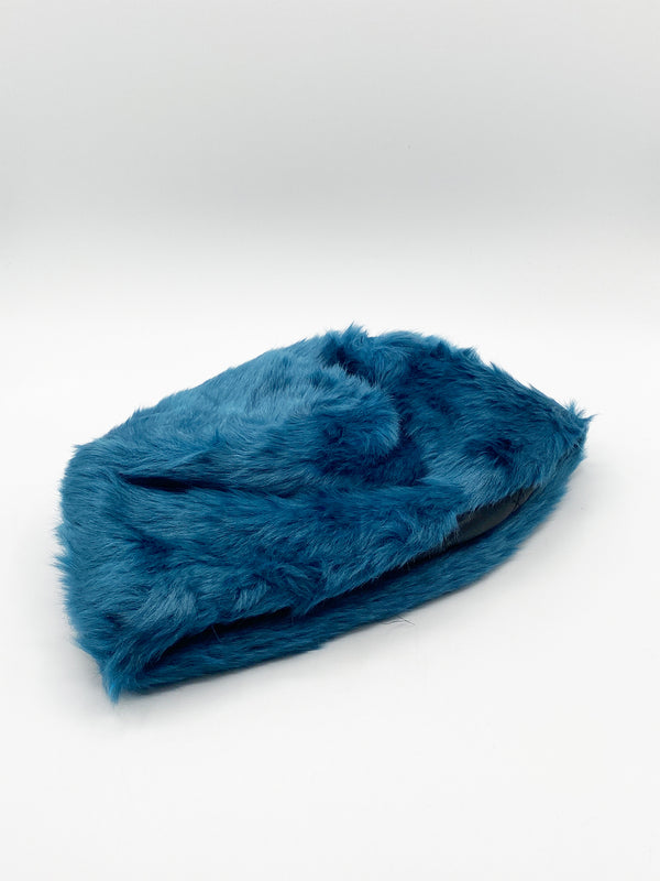 Svnx Turquoise Faux Fur Hat