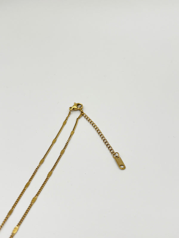 Svnx Turquoise Stone Pendant Necklace