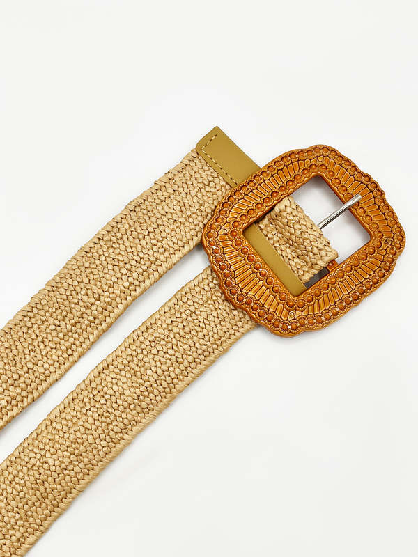 Svnx Woven Belt With Decorative Buckle