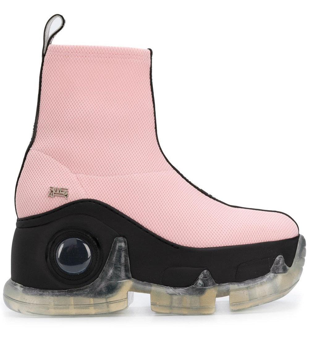 swear Air Rev. Xtra Hybrid Platform Boots - Baby Pink & Black