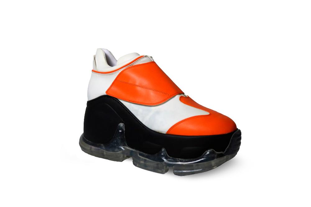 Swear Air 12 Vegan Sneakers - Beije & Orange