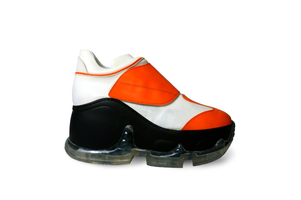 swear Air 12 Vegan Sneakers - Beije & Orange