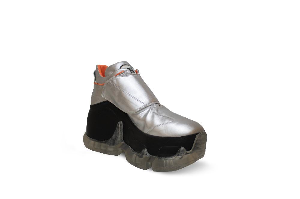 Swear Air 12 Vegan Sneakers - Silver & Orange