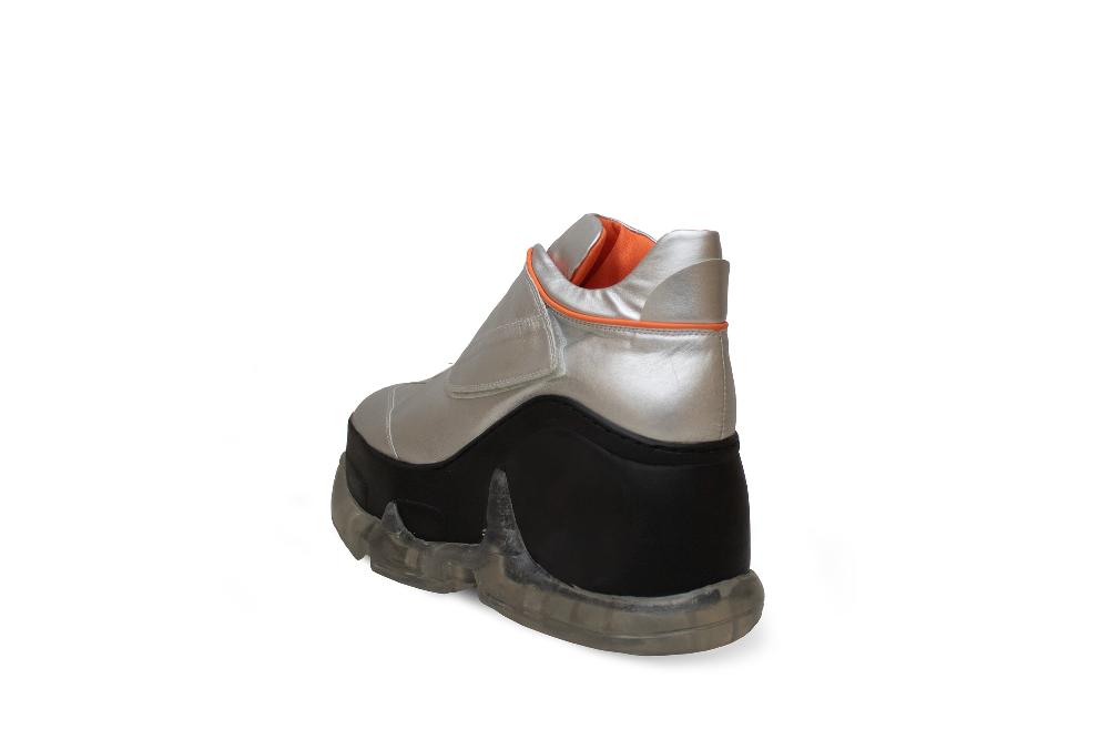 Swear Air 12 Vegan Sneakers - Silver & Orange