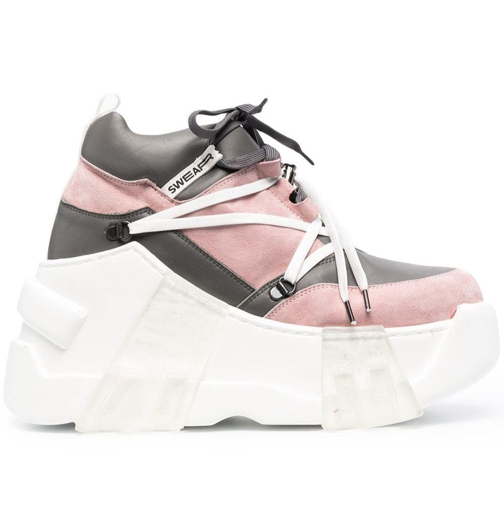 swear Amazon Platform Sneakers - Pink & White