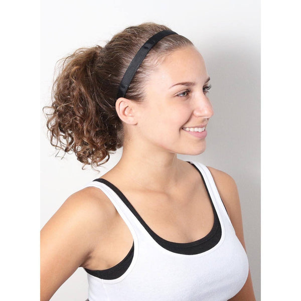 Sweaty Bands 2 Pack | Breakdance Pink Rock Solid Black | 5/8 Inch