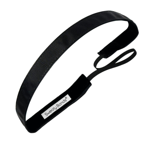 Sweaty Bands 2 Pack | Paparazzi | Rock Solid Black | 5/8 Inch