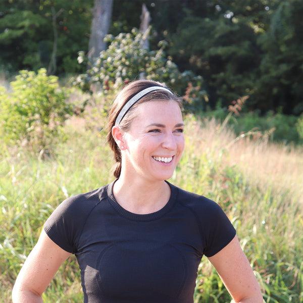 Sweaty Bands Bling | Girl's Best Friend | Silver | 5/8 Inch