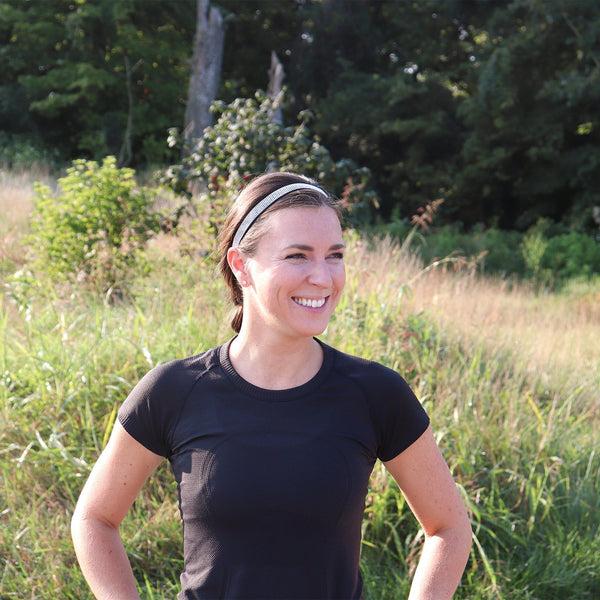 Sweaty Bands Bling | Girl's Best Friend | Silver | 5/8 Inch