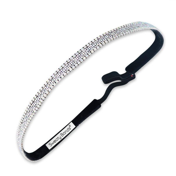 sweaty bands Bling | Iridescent Ice | Iridescent | 3/8 Inch