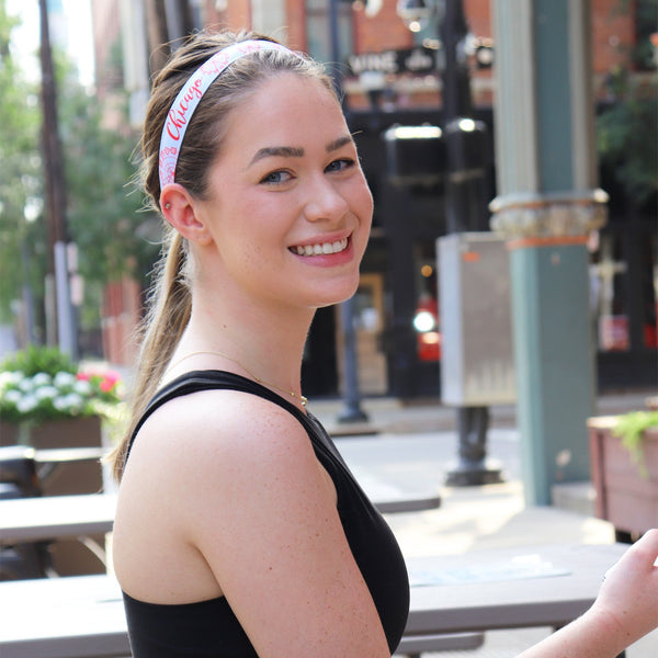 Sweaty Bands City Pride | Chicago Pier Ferris Wheel | Blue Red | 1 Inch