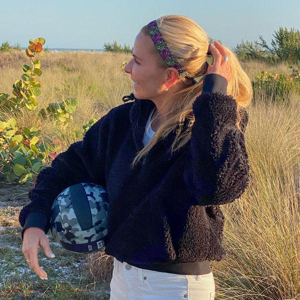 Sweaty Bands Don't Box Me In | Pink Green Purple | 1 Inch