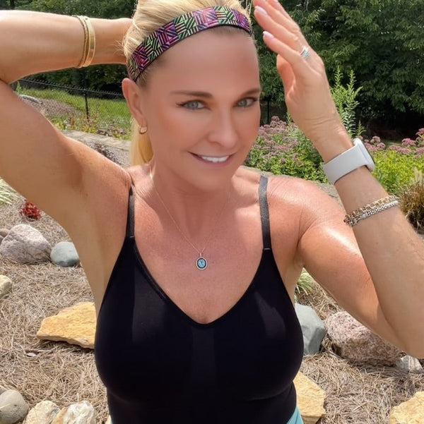 Sweaty Bands Don't Box Me In | Pink Green Purple | 1 Inch