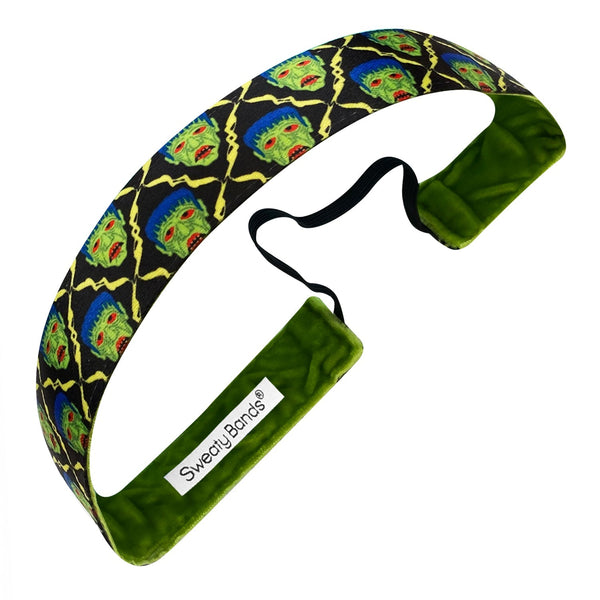 sweaty bands It's Alive Frankenstein | Green Multi | 1 Inch