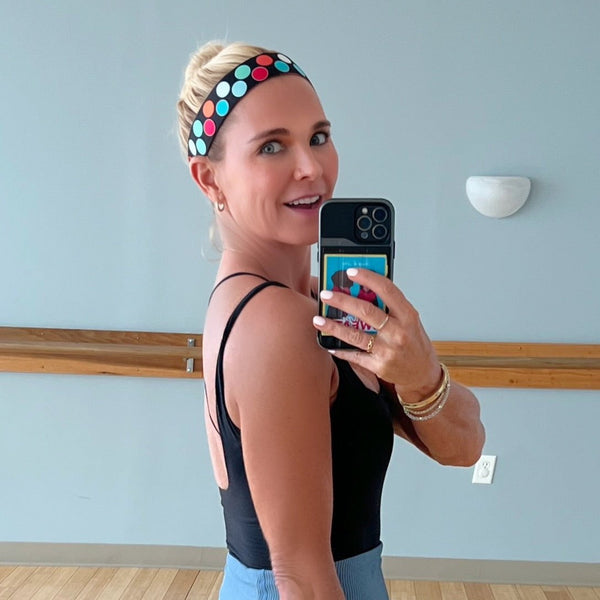 Sweaty Bands Let's Clown Around | Black Multi | 1.5 Inch