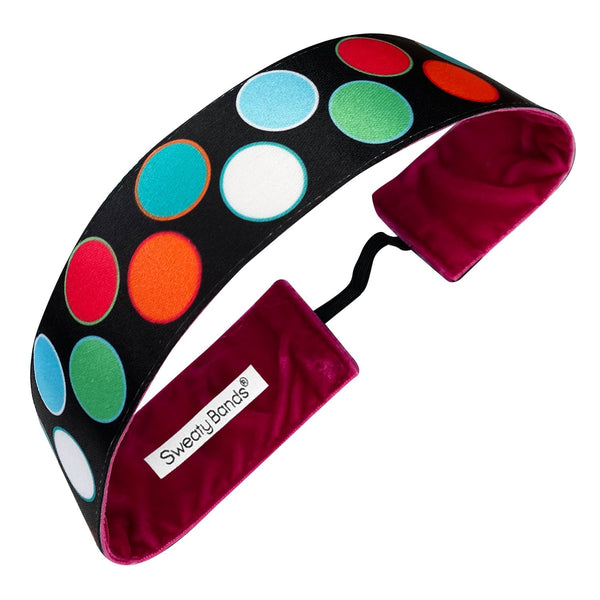 sweaty bands Let's Clown Around | Black Multi | 1.5 Inch