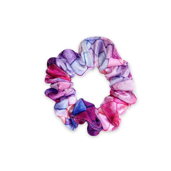 sweaty bands Mini Scrunchie | Mermaid Hair Don't Care | Pink