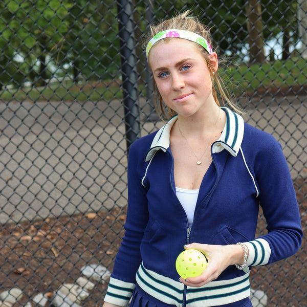 Sweaty Bands Pickleball | Pickleballer | White Multi | 1 Inch