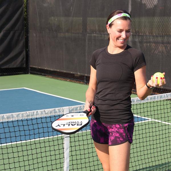 Sweaty Bands Pickleball | Pickleballer | White Multi | 1 Inch