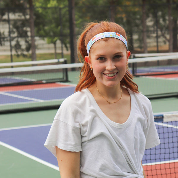 Sweaty Bands Pickleball | Stay Out Of The Kitchen | White Multi | 1 Inch