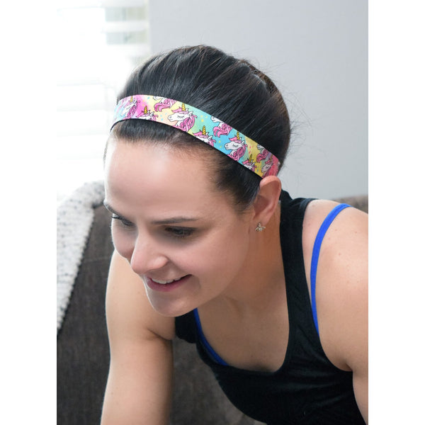 Sweaty Bands Animal | Born A Unicorn | Multi | 1 Inch