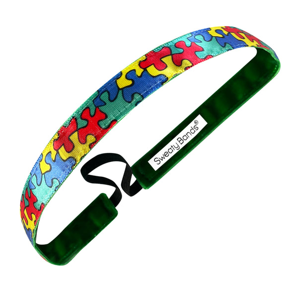 sweaty bands Autism Puzzle | Multi | 5/8 Inch