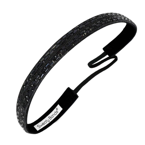 sweaty bands Bling | Always in Style | Black | 5/8 Inch
