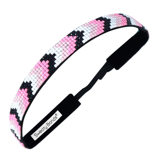 sweaty bands Bling | Beaded Zig Zag | 5/8 Inch