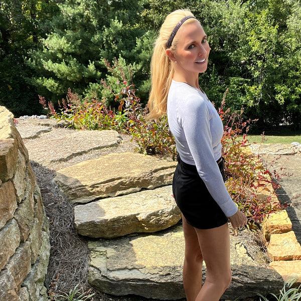 Sweaty Bands Bling | Dazzle Me | Purple | 5/8 Inch