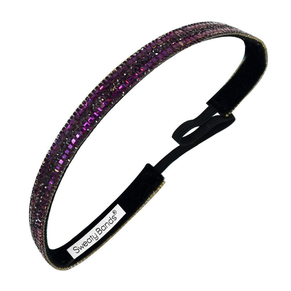 sweaty bands Bling | Dazzle Me | Purple | 5/8 Inch