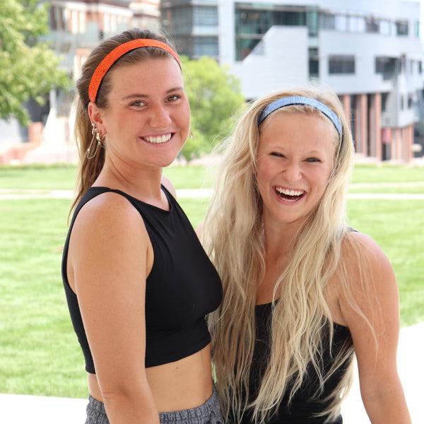 Sweaty Bands Bling | Glitterati | Orange | 1 Inch