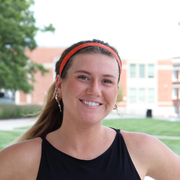 Sweaty Bands Bling | Glitterati | Orange | 1 Inch